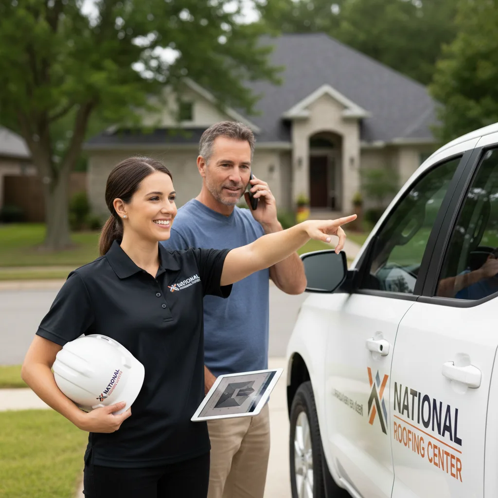 National Roofing Center customer support in Larsen